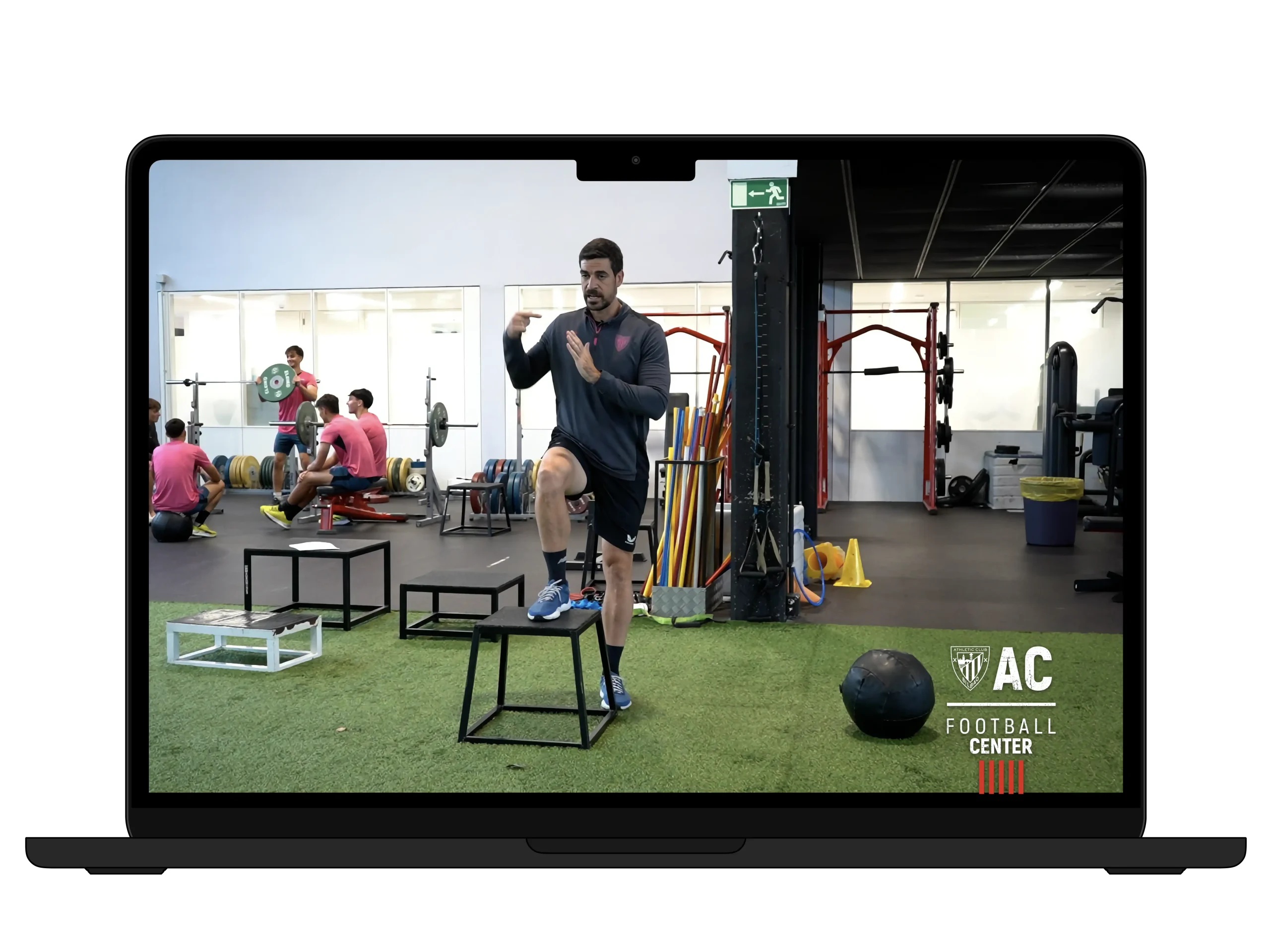 Fragmento real de una videoclase del curso de Entrenamiento de fuerza