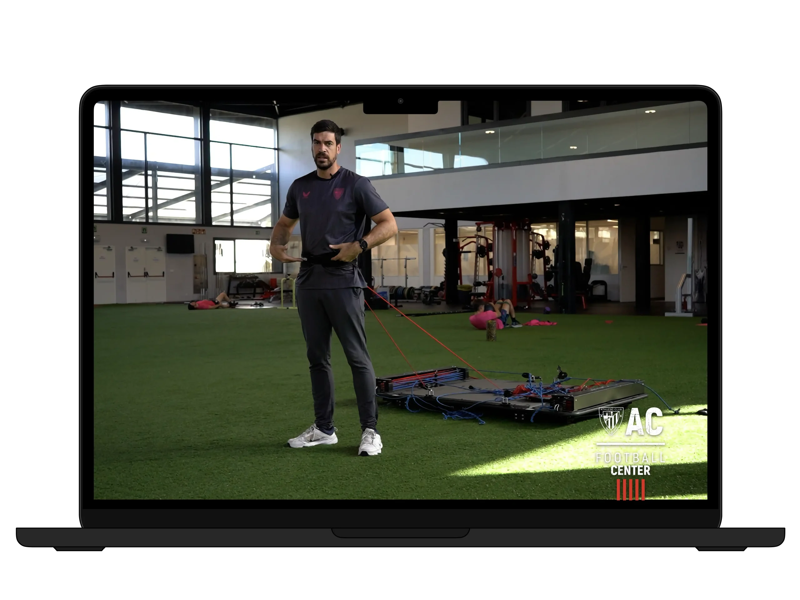 Fragmento real de una videoclase del curso de Entrenamiento de fuerza
