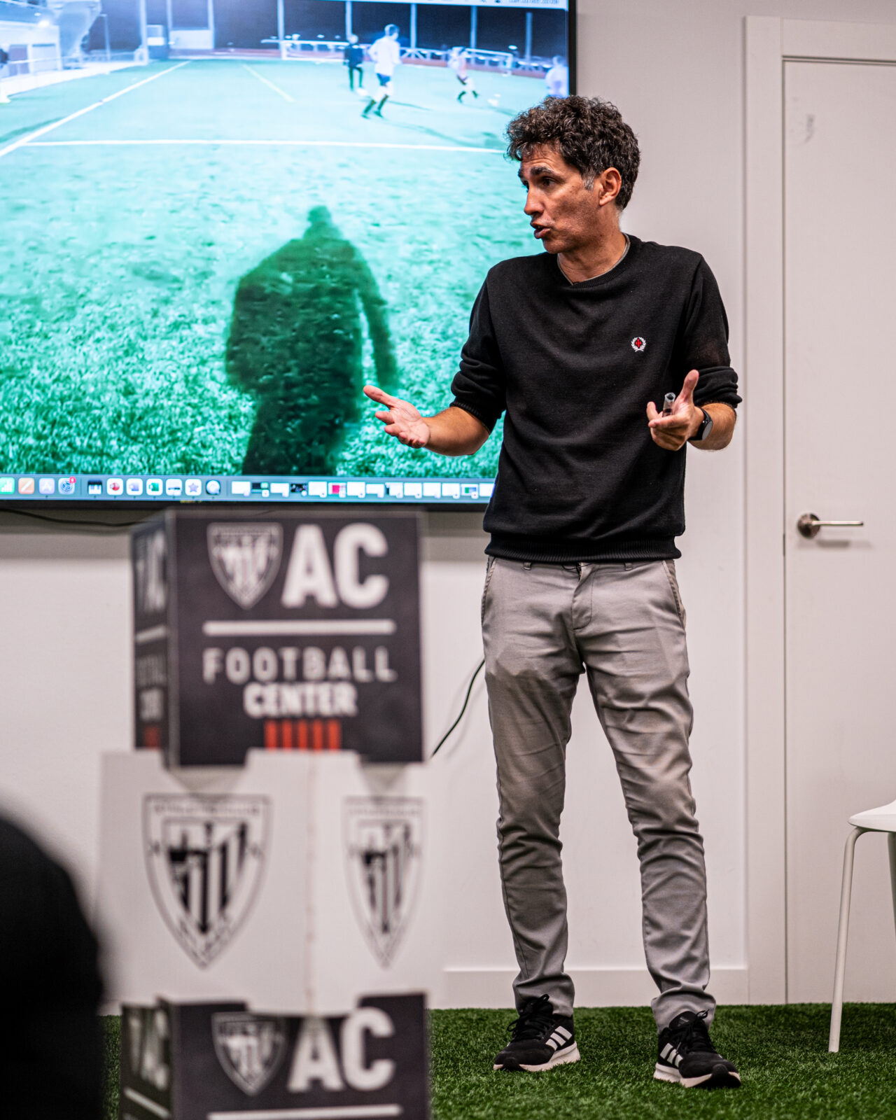 Unai Melgosa durante una sesión del programa